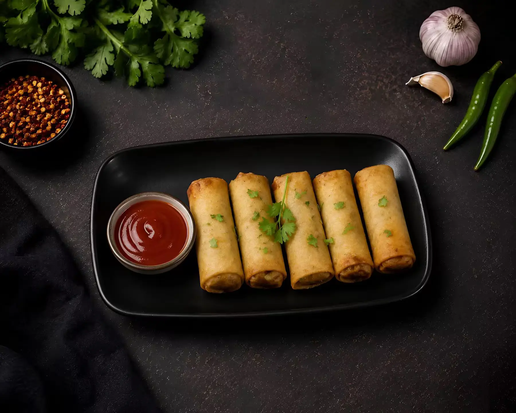 Veg Spring Rolls